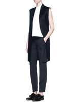 Figure View -Click To Enlarge 'Hamtana' elastic waist silk habotai cargo pants