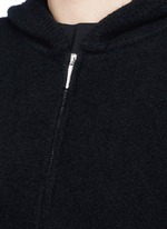 Detail View -Click To Enlarge 'Asham' hooded cashmere-silk cape