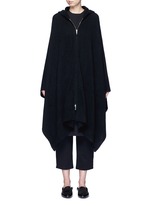 Main View -Click To Enlarge 'Asham' hooded cashmere-silk cape
