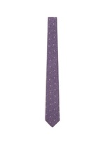 Main View -Click To Enlarge Coral dot print herringbone tie
