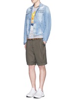 Figure View -Click To Enlarge Tropical maple leaf print T-shirt