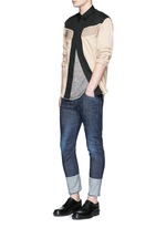 Figure View -Click To Enlarge Stud gabardine cowboy shirt