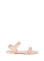 Main View -Click To Enlarge Chain strap jelly sandals