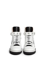 Figure View -Click To Enlarge 'Tyson' high top star stud leather sneakers