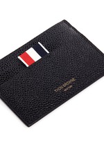 Detail View -Click To Enlarge Pebble grain leather cardholder