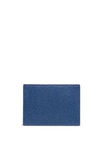 Figure View -Click To Enlarge Pebble grain leather cardholder