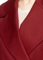 Detail View -Click To Enlarge 'Swells' belted cotton coat