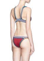 Back View -Click To Enlarge 'Soley' crochet trim triangle bikini top