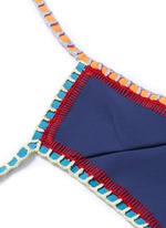 Detail View -Click To Enlarge 'Tasmin Mono' crochet trim one-piece swimsuit