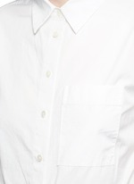 Detail View -Click To Enlarge 'Hekanina' tie front cotton shirt