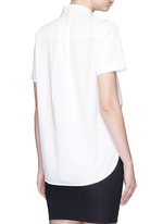 Back View -Click To Enlarge 'Hekanina' tie front cotton shirt