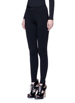 Front View -Click To Enlarge 'Supreme' wool blend leggings