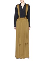 Main View -Click To Enlarge Knotted suspender crepe maxi skirt