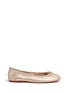 Main View - Click To Enlarge Main View - Click To Enlarge - Sam Edelman - 'Felicia' metallic leather ballet flats