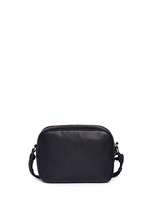 Back View -Click To Enlarge 'Thea' pebbled leather crossbody tassel bag