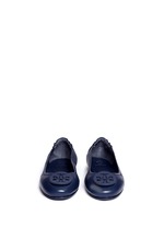 Front View -Click To Enlarge 'Minnie Travel' leather ballet flats