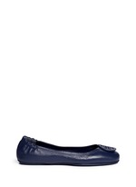 Main View -Click To Enlarge 'Minnie Travel' leather ballet flats
