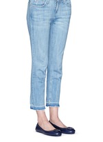 Figure View -Click To Enlarge 'Minnie Travel' leather ballet flats