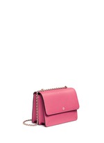 Front View -Click To Enlarge 'Robinson' convertible saffiano leather chain bag
