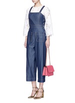 Figure View -Click To Enlarge 'Robinson' convertible saffiano leather chain bag