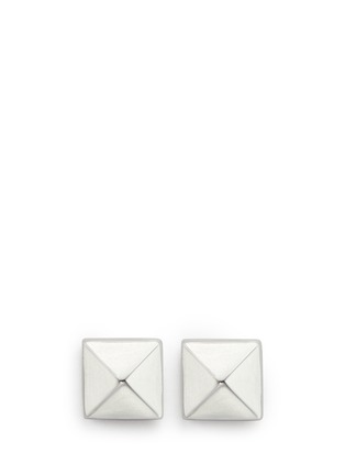 Main View - Click To Enlarge Main View - Click To Enlarge - Eddie Borgo - Pyramid stud brass earrings