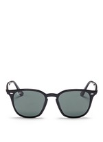 Main View -Click To Enlarge 'RB4258' acetate square sunglasses