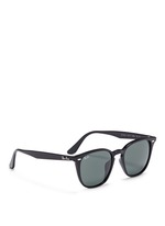 Figure View -Click To Enlarge 'RB4258' acetate square sunglasses