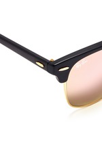 Detail View -Click To Enlarge 'Clubmaster Folding' acetate browline sunglasses