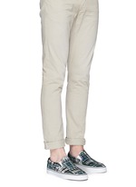Figure View -Click To Enlarge 'Classic' plaid patchwork skate slip-ons