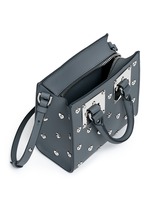 Detail View -Click To Enlarge 'Albion' heart stud soft leather box tote