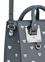 Detail View -Click To Enlarge 'Albion' heart stud soft leather box tote