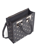 Detail View -Click To Enlarge 'Albion' heart stud square leather box tote