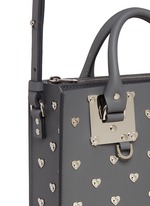 Detail View -Click To Enlarge 'Albion' heart stud square leather box tote