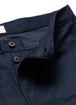 Click To Enlarge 'Gunnison' dark indigo slim cotton jeans