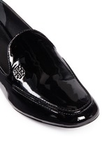 Detail View -Click To Enlarge 'Dominique' patent leather loafers