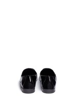 Back View -Click To Enlarge 'Dominique' patent leather loafers