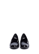 Front View -Click To Enlarge 'Dominique' patent leather loafers