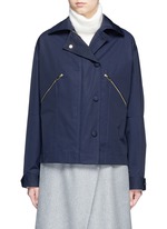 Main View -Click To Enlarge Zip pocket technical parka jacket