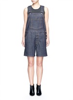 Main View -Click To Enlarge Denim dungaree rompers