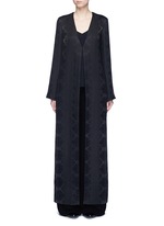 Main View -Click To Enlarge 'Muan' floral cloqué wool-silk maxi coat