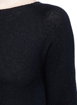 Detail View -Click To Enlarge 'Banny' cashmere-silk knit sweater