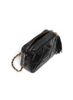 Detail View -Click To Enlarge Vintage Chanel small lizard leather crossbody camera bag