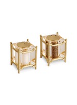 Main View -Click To Enlarge Han Salt and Pepper Shakers - Gold