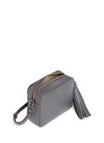 Detail View -Click To Enlarge 'Smiley' perforated leather crossbody bag