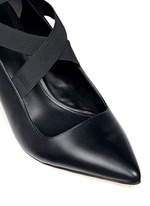 Detail View -Click To Enlarge 'Viva' crisscross strappy leather pumps