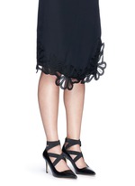 Figure View -Click To Enlarge 'Viva' crisscross strappy leather pumps