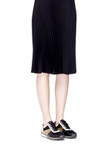 Figure View -Click To Enlarge 'Allie' colourblock patchwork leather sneakers