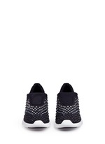 Front View -Click To Enlarge 'Ace' embellished scuba slip-on sneakers