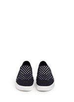 Front View -Click To Enlarge 'Keaton' embellished scuba skate slip-ons