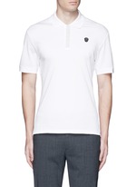 Main View -Click To Enlarge Logo stud placket polo shirt